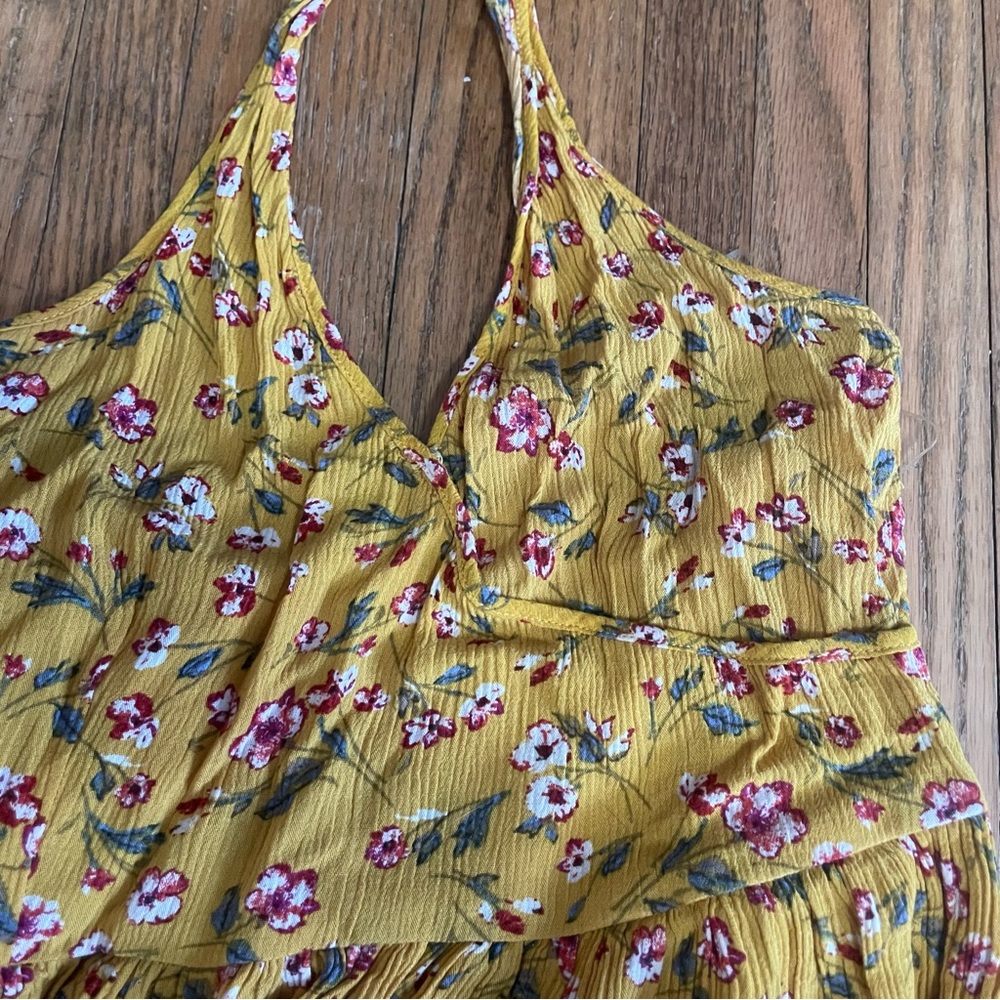 XHILARATION | Womens Dress Yellow Floral Size Small